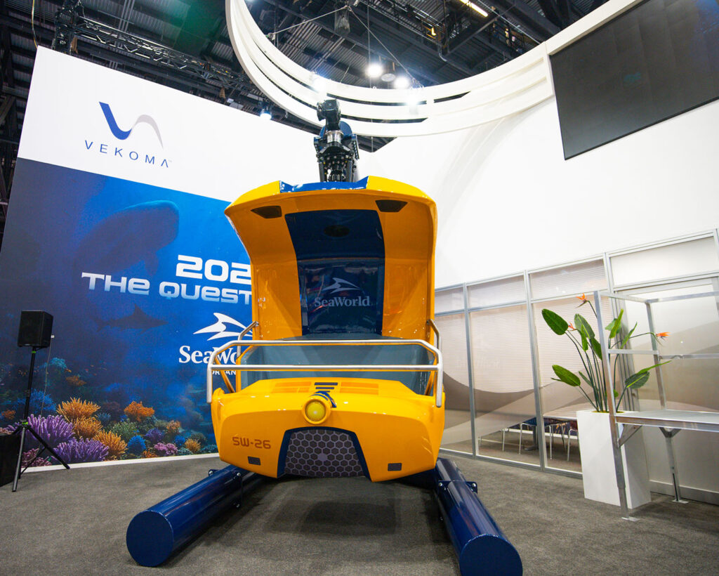 seaworld orlando seaquest legends of the deep ride vehicle